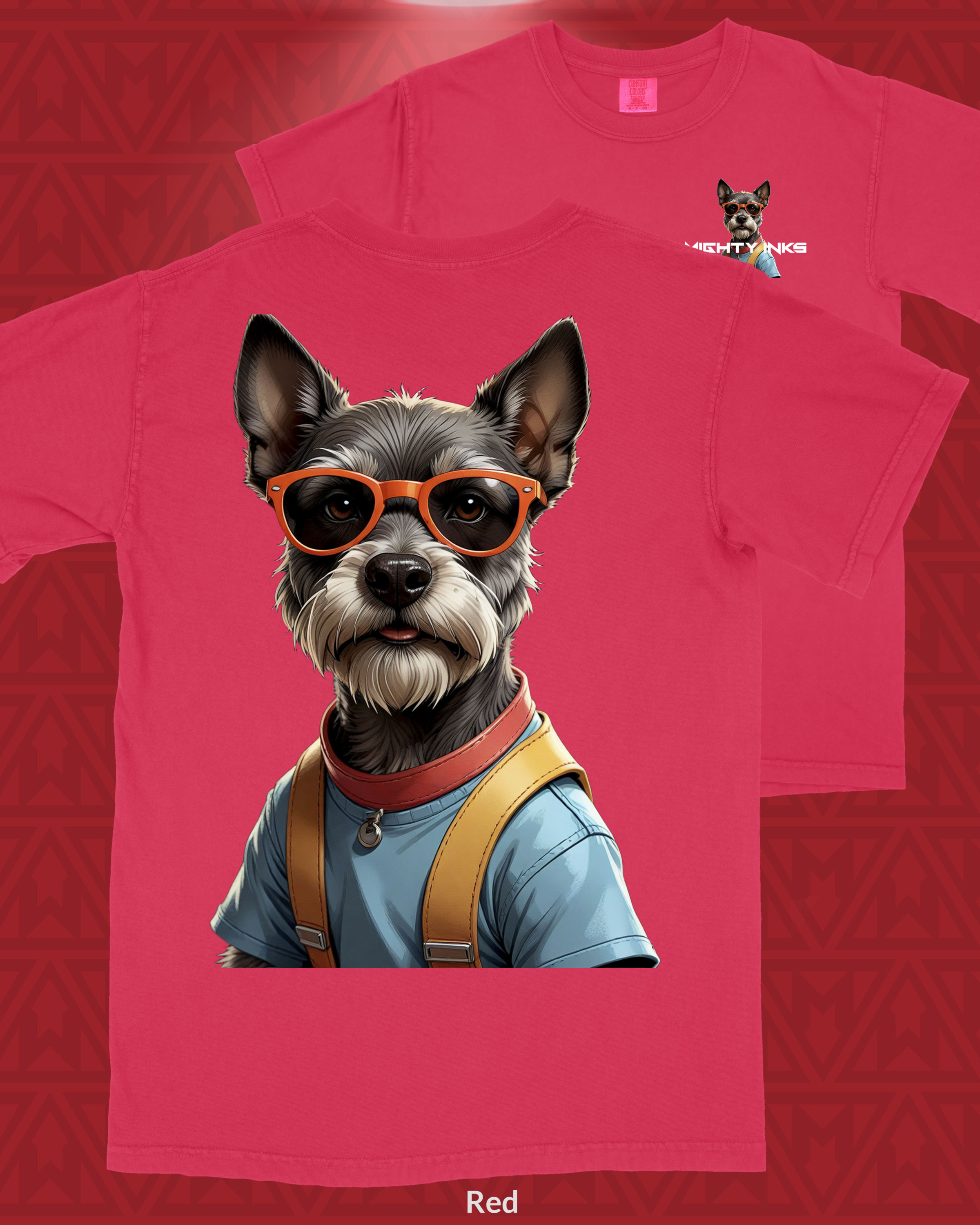 Schnauzer in Shades - T-Shirt - Image 1