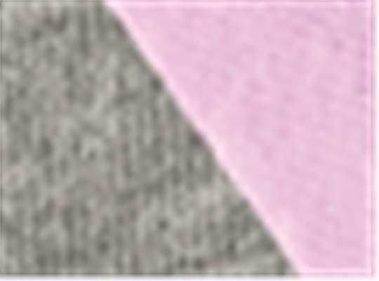Swatch for Lilac Sleeves/ Dark Heather Grey Body