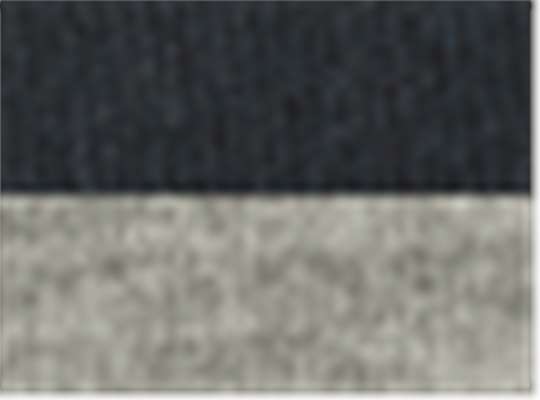 Swatch for Midnight Navy/ Heather Grey