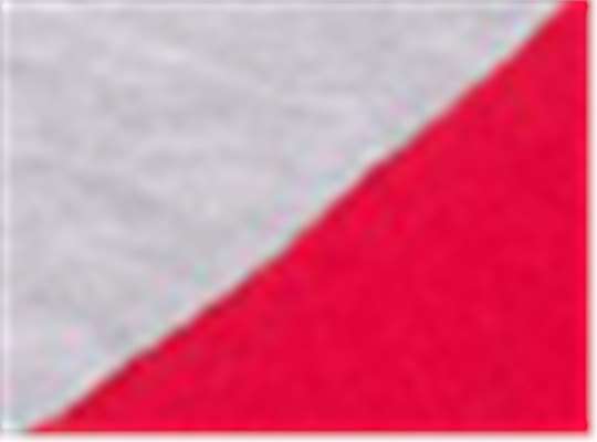 Swatch for Heather Grey/ Red