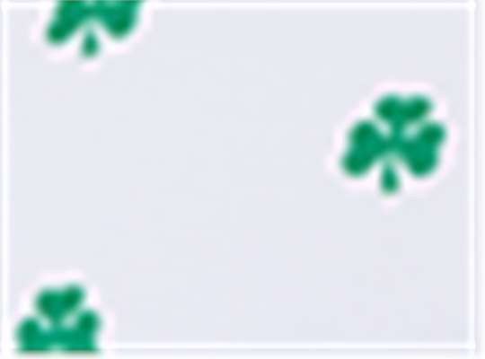 Swatch for White Shamrock