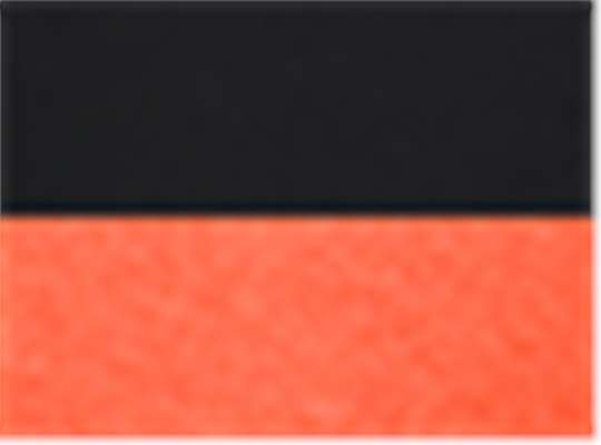Swatch for Black/ Orange Heather