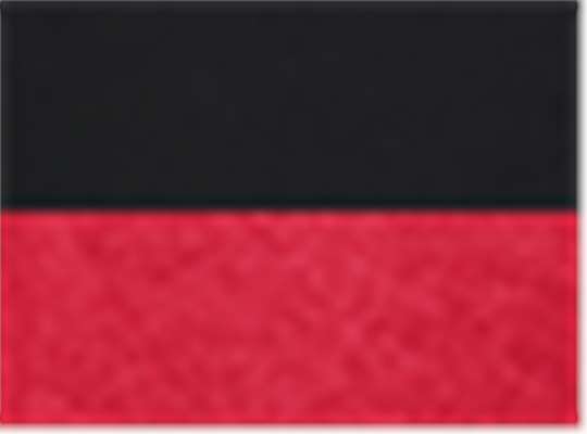 Swatch for Black/ Scarlet Heather