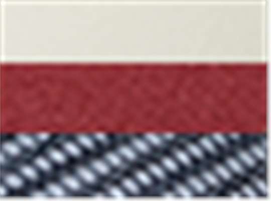 Swatch for Vanilla/ Red Ribbon/ Dark Navy