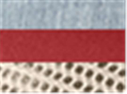 Swatch for Melange Light Blue/ Cardinal/ Stone