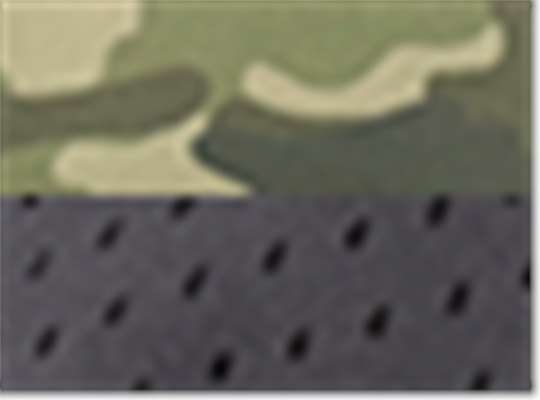 Swatch for Dark Olive Green Camo/ Black