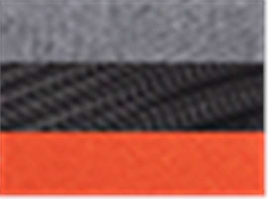 Swatch for Heather Grey/ Charcoal/ Orange