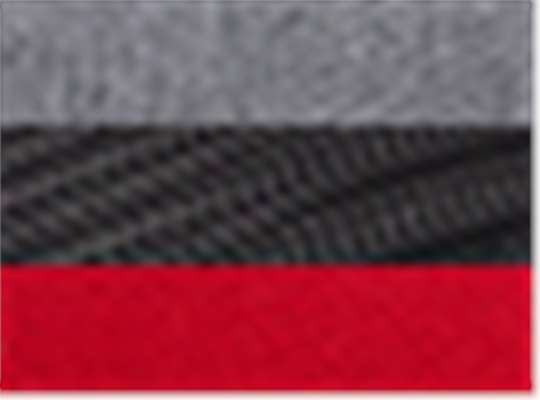 Swatch for Heather Grey/ Charcoal/ Red