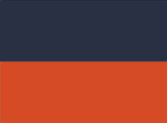 Swatch for Navy/ Burnt Orange