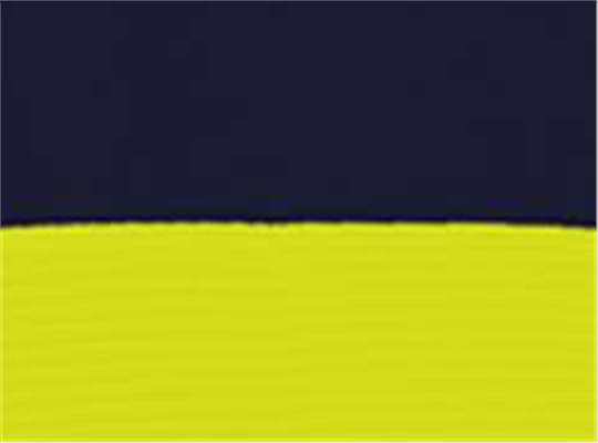 Swatch for Navy/ Safety Yellow