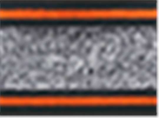 Swatch for Black/ Neon Blaze