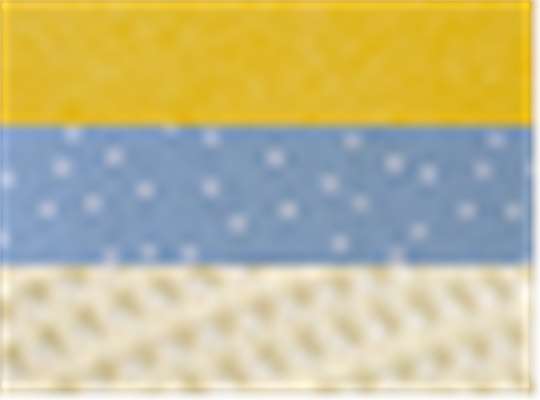 Swatch for Sunset Yellow/ Polka Dots