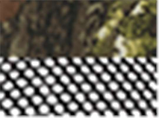 Swatch for Mossy Oak Breakup/ Black Mesh
