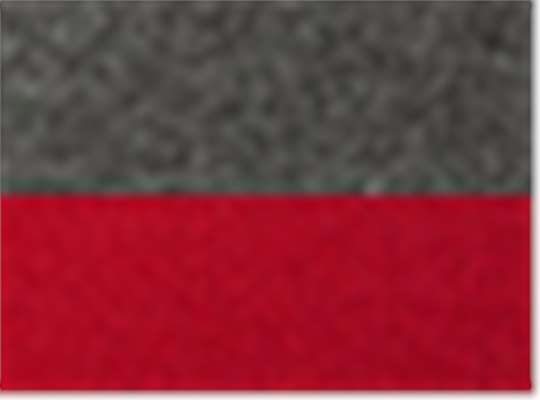 Swatch for Dark Heather Grey/ Red