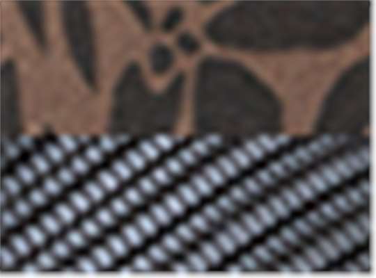 Swatch for Chocolate Floral/ Black