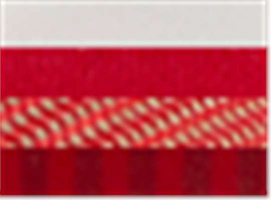 Swatch for White/ Red/ Stripes