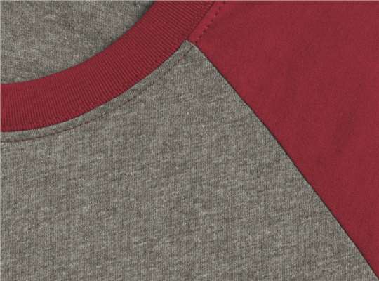 Swatch for Deep Heather/ Cardinal