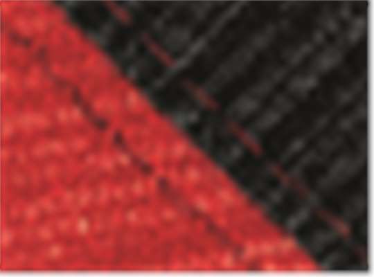 Swatch for Striated Red/ Striated Black