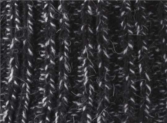Swatch for Black/ White Marled