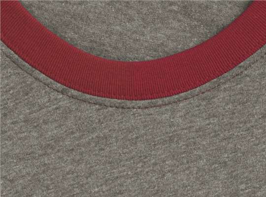 Swatch for Deep Heather/ Cardinal
