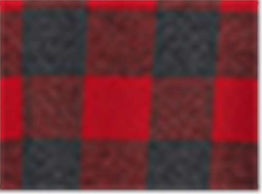 Swatch for Red/ Heather Black