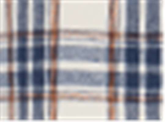 Swatch for Natural Indigo Plaid
