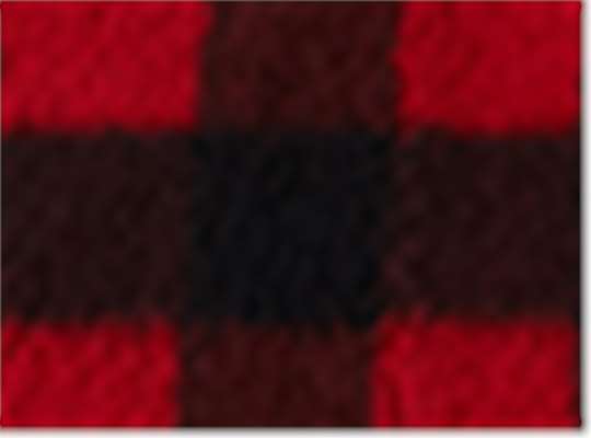 Swatch for Red/ Black Buffalo