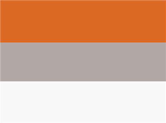Swatch for Orange/ Grey/ White
