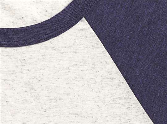 Swatch for White Fleck/ Navy Triblend