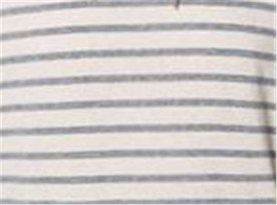 Swatch for Oatmeal Heather/ Salt & Pepper Stripe
