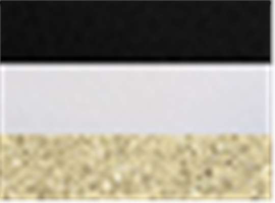 Swatch for Black/ White/ Metallic Gold