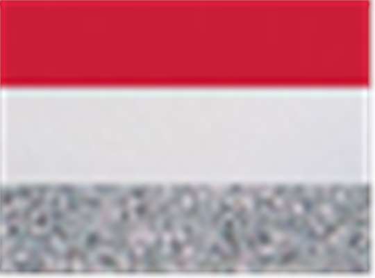 Swatch for Red/ White/ Metallic Silver