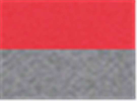 Swatch for Scarlet/ Grey Heather