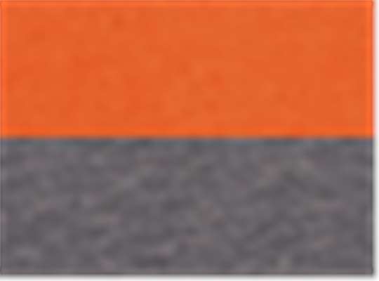 Swatch for Orange/ Carbon Heather