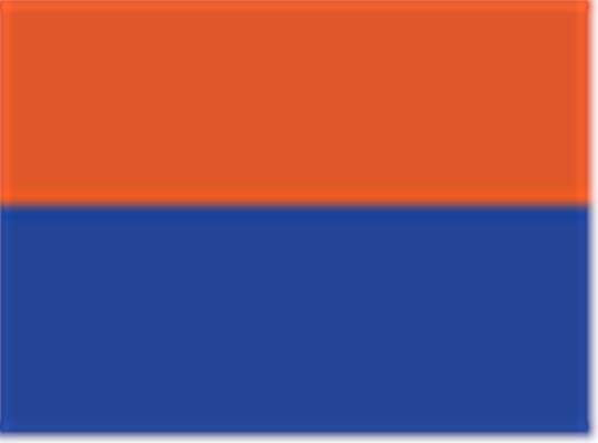 Swatch for Orange/ Royal