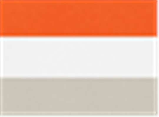 Swatch for Orange/ White/ Silver Grey