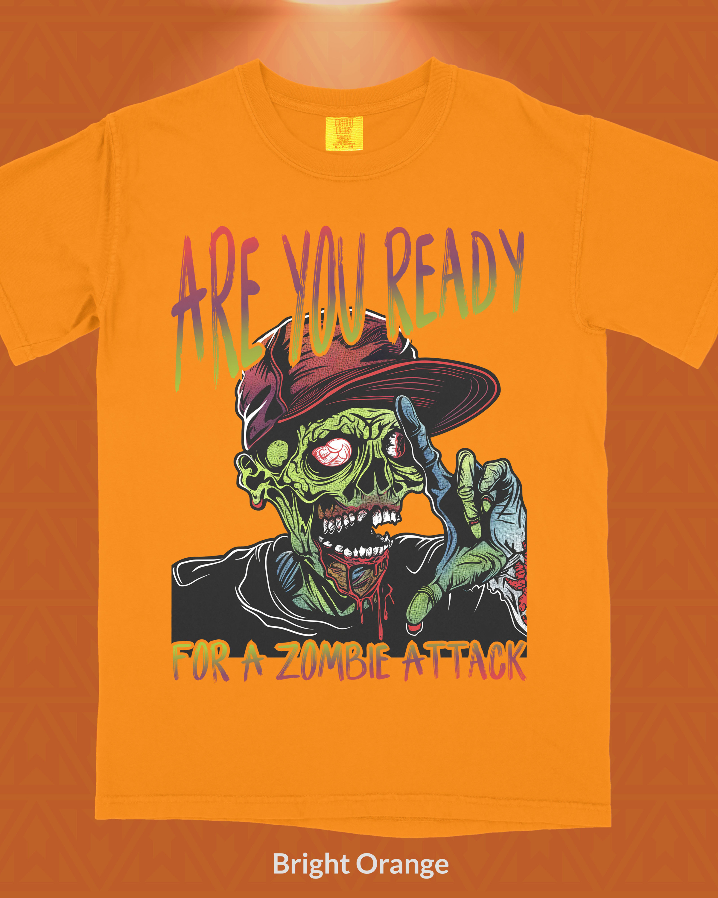 Zombie Attack Alert! T-Shirt - Image 1