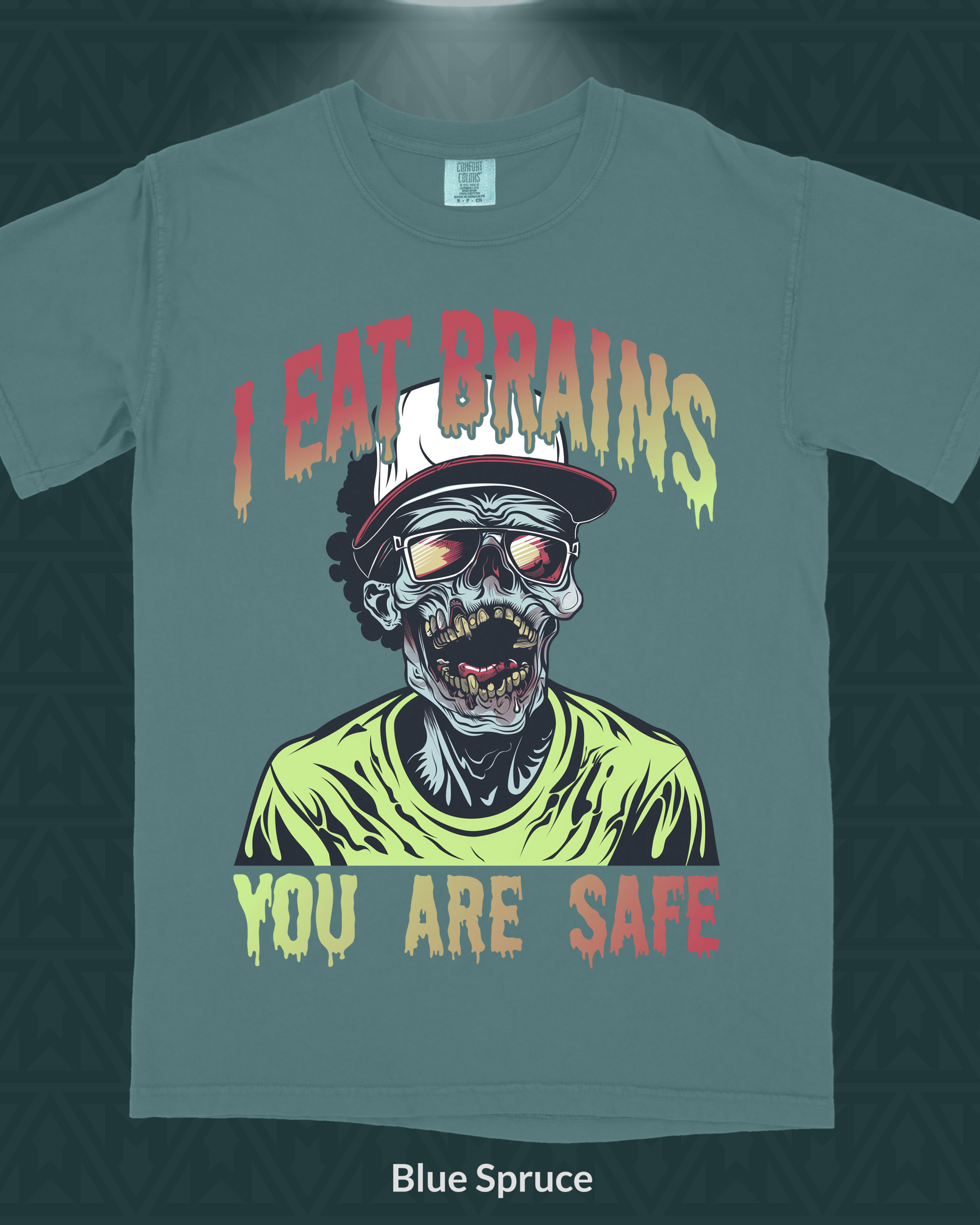 Zombie Humor: Brain Eater Style T-Shirt - Image 1