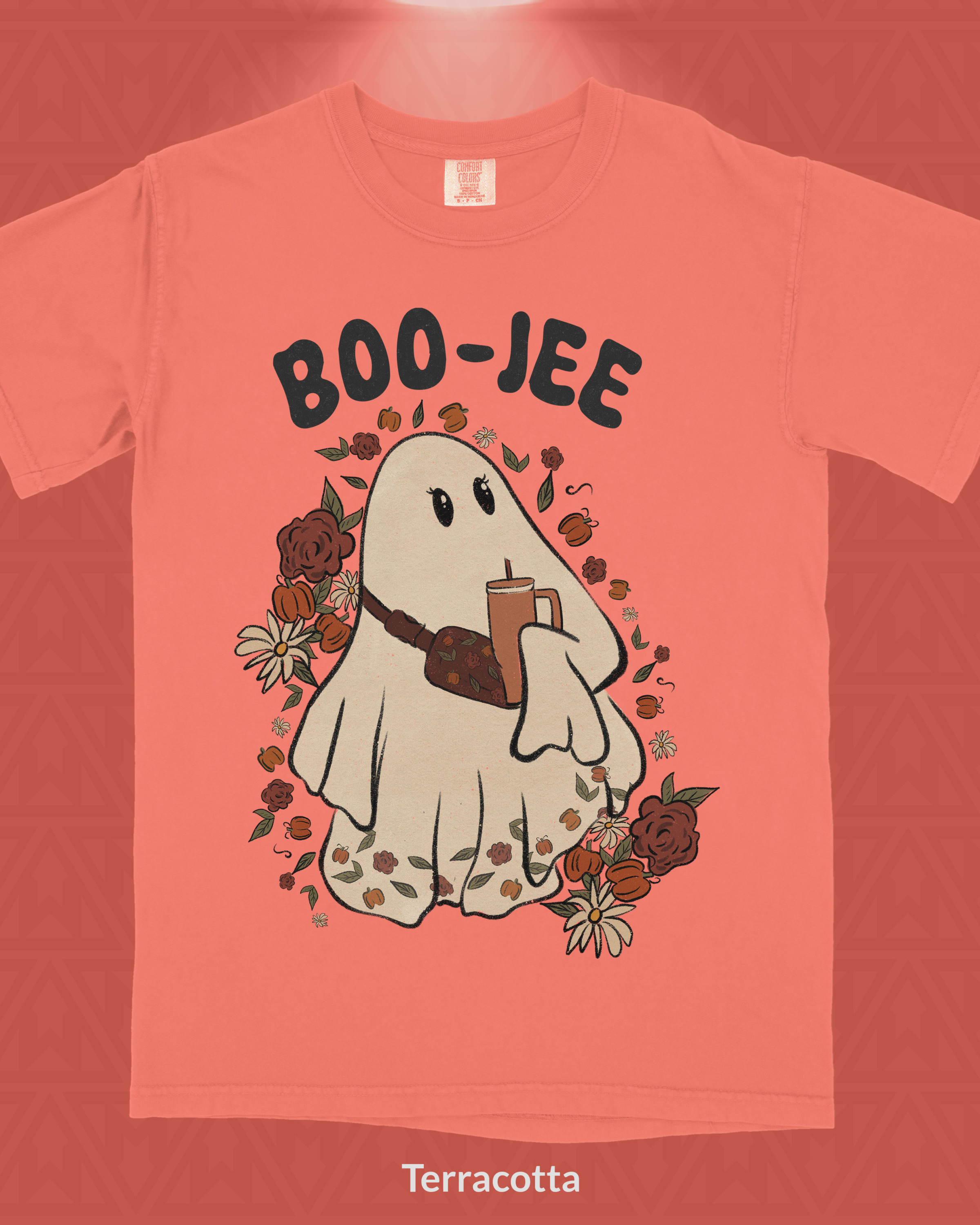 Boo-Jee Ghost Chic T-Shirt - Image 1