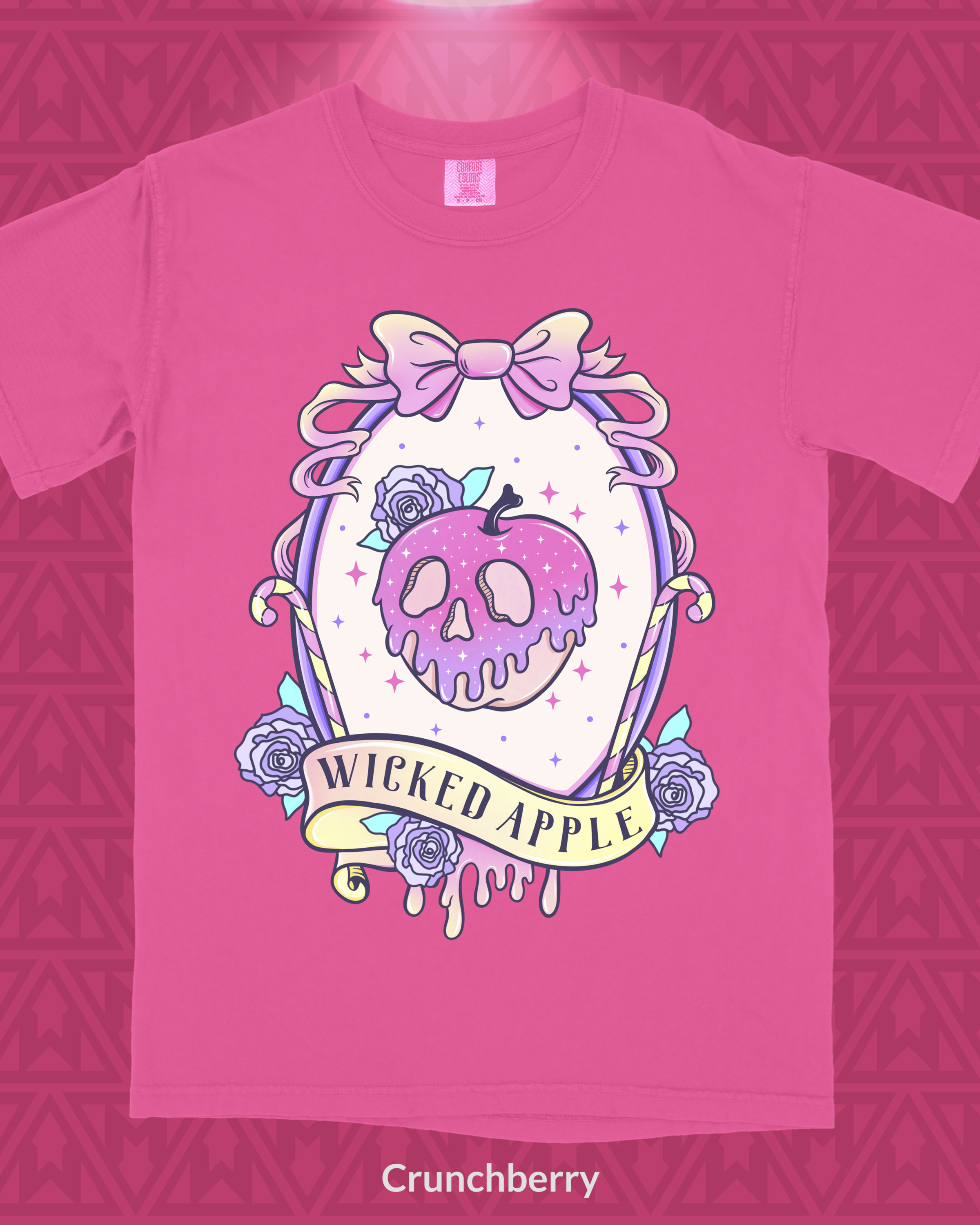Wicked Enchanted Apple Art T-Shirt - Image 1