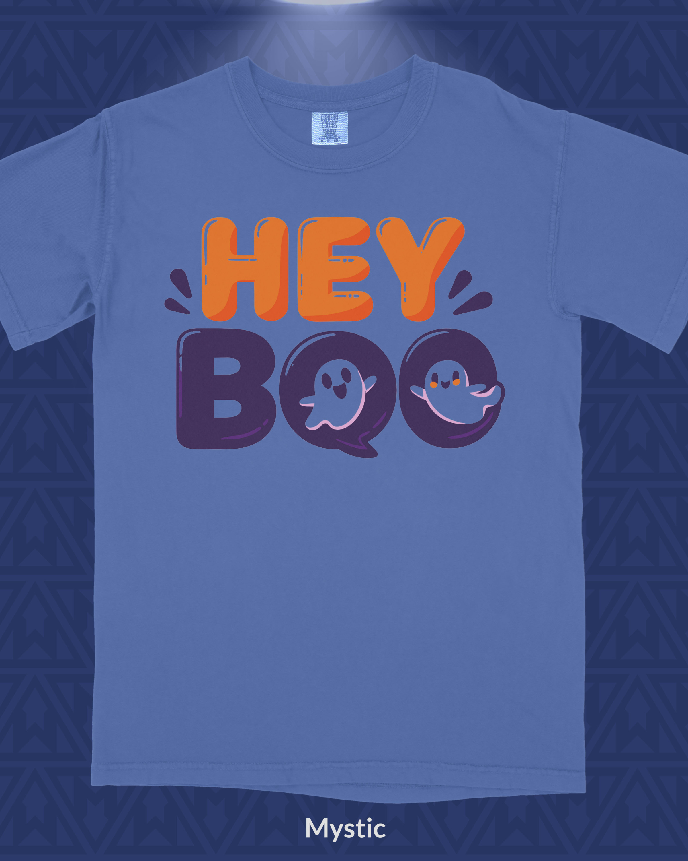 Hey Boo Ghostly Fun T-Shirt - Image 1