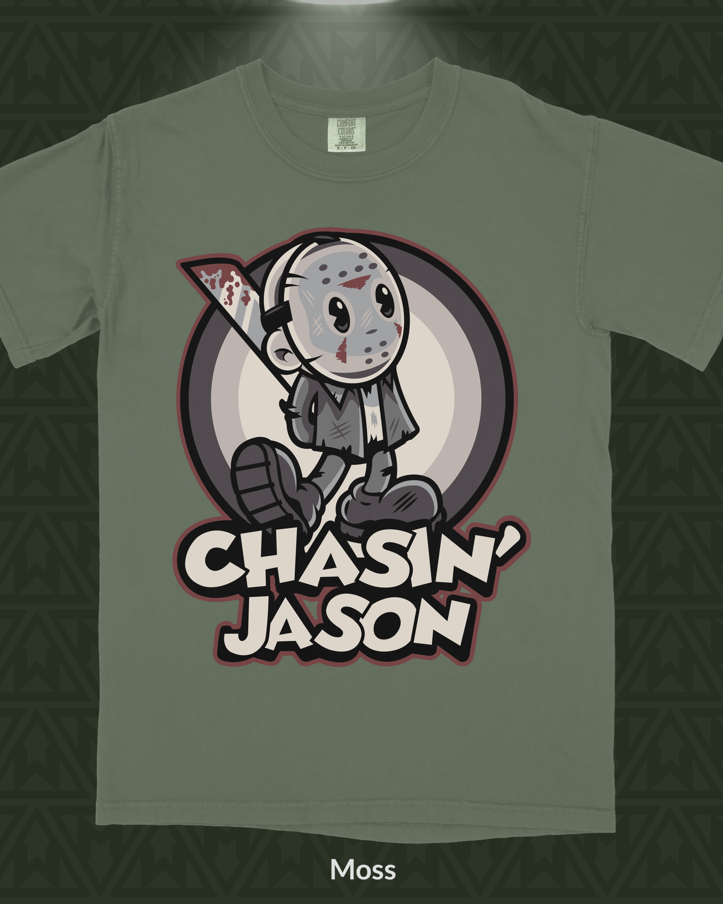 Chasin' Jason Cartoon Style T-Shirt - Image 1