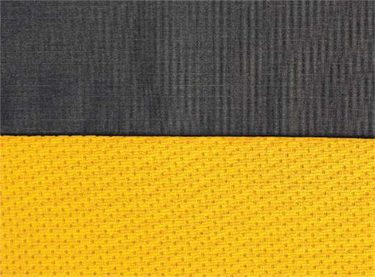 Swatch for Charcoal/ Yellow