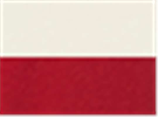 Swatch for Vintage White/ Rio Red