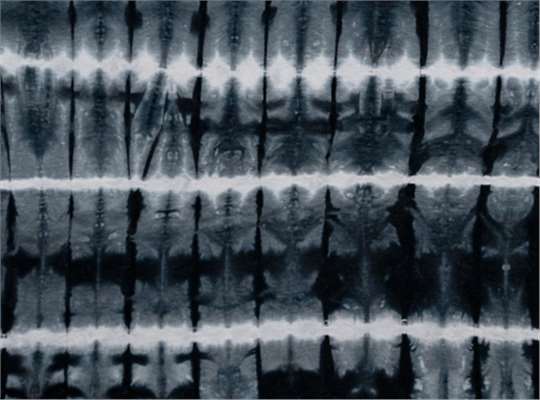 Swatch for Black Shibori