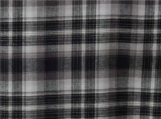 Swatch for Black Backland Tartan