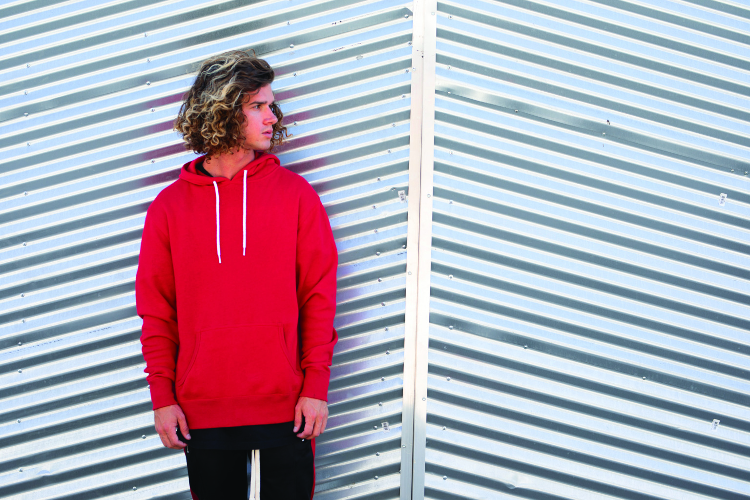 AFX90UN Unisex Lightweight Hooded Sweatshirt - Image 6