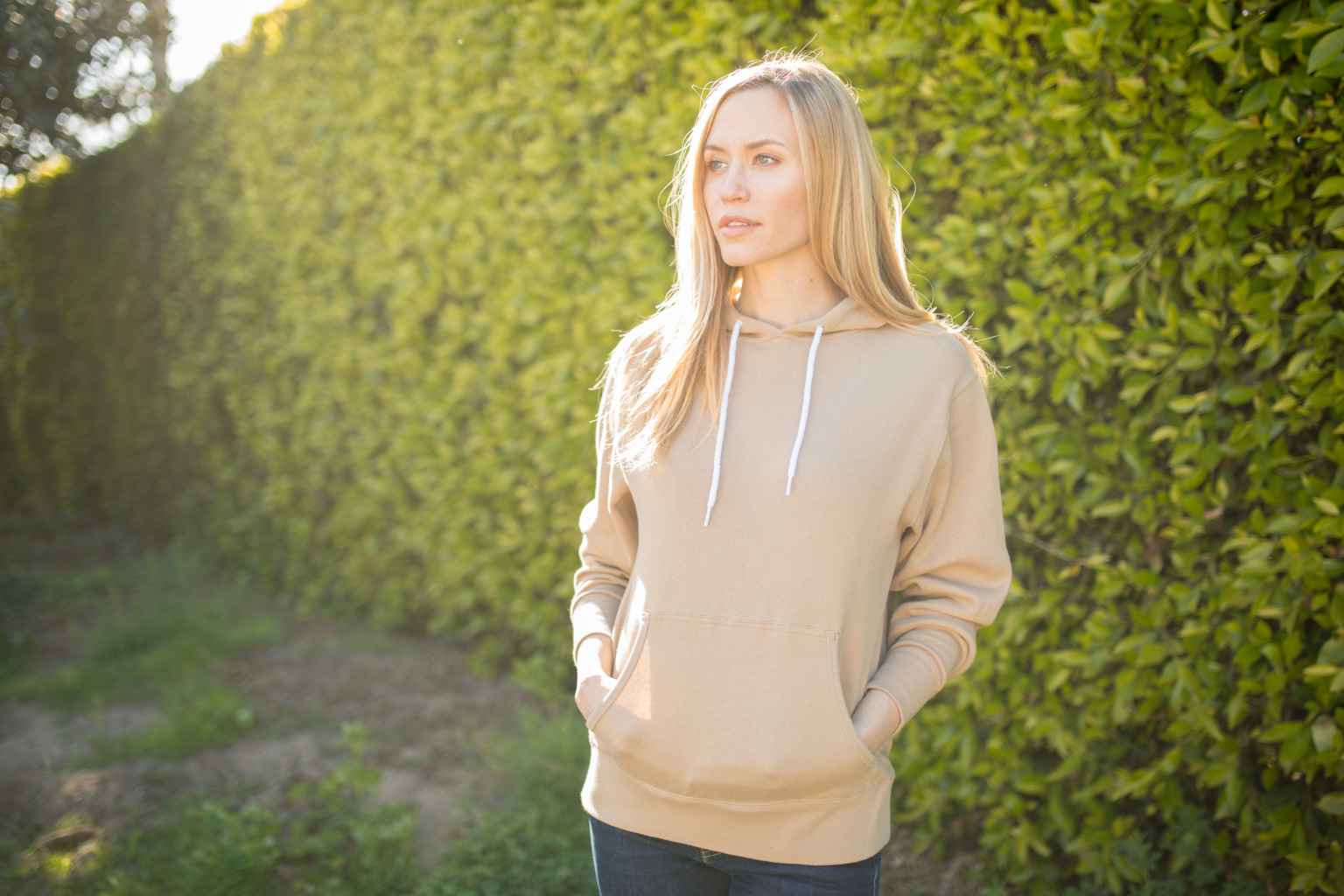 AFX90UN Unisex Lightweight Hooded Sweatshirt - Image 3