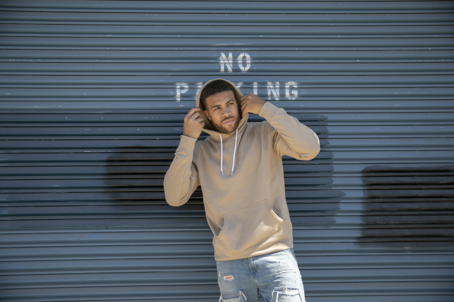 AFX90UN Unisex Lightweight Hooded Sweatshirt - Image 9
