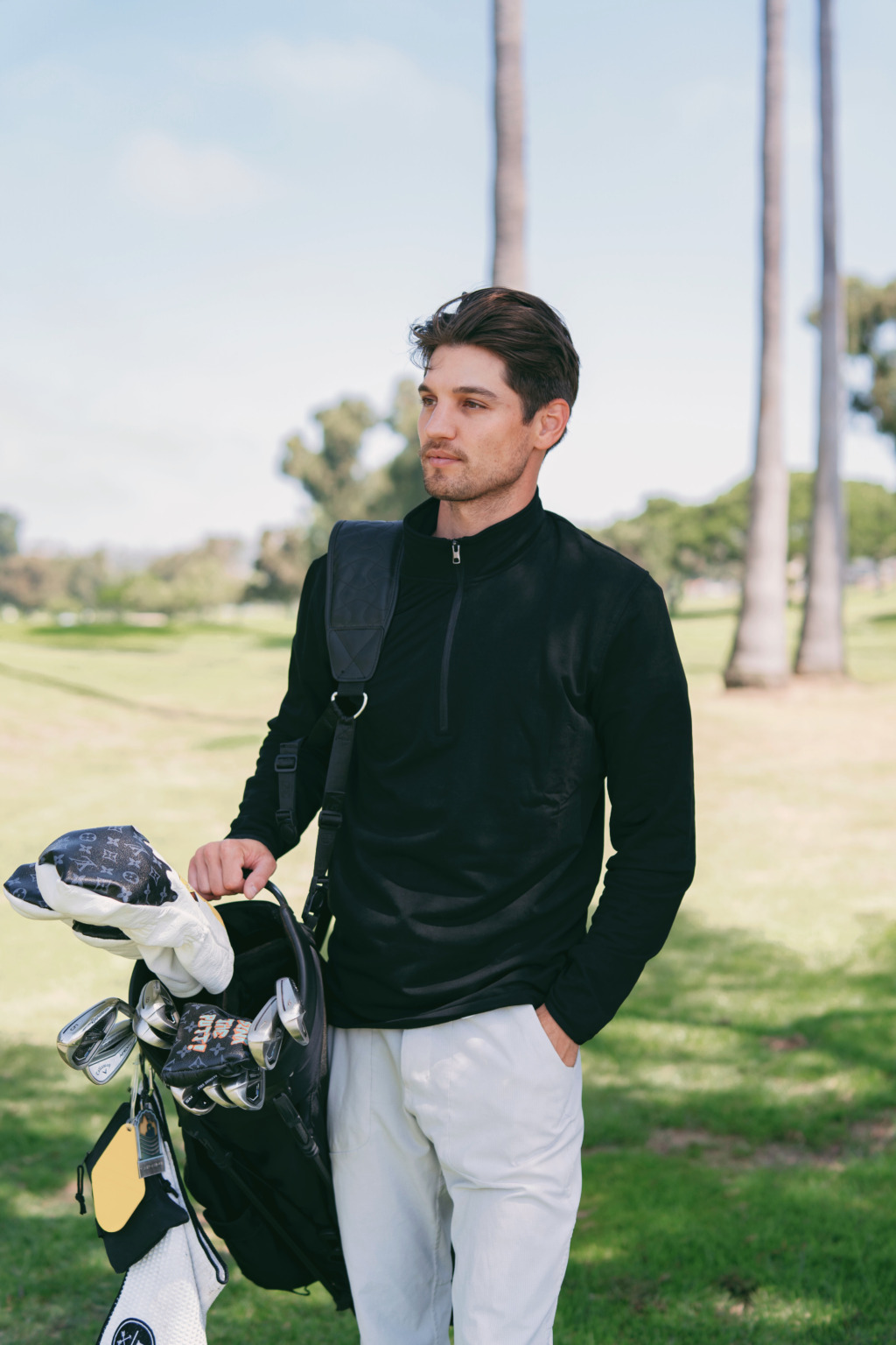 EXP20PQ Men's Perform Quarter-Zip Pullover - Image 8